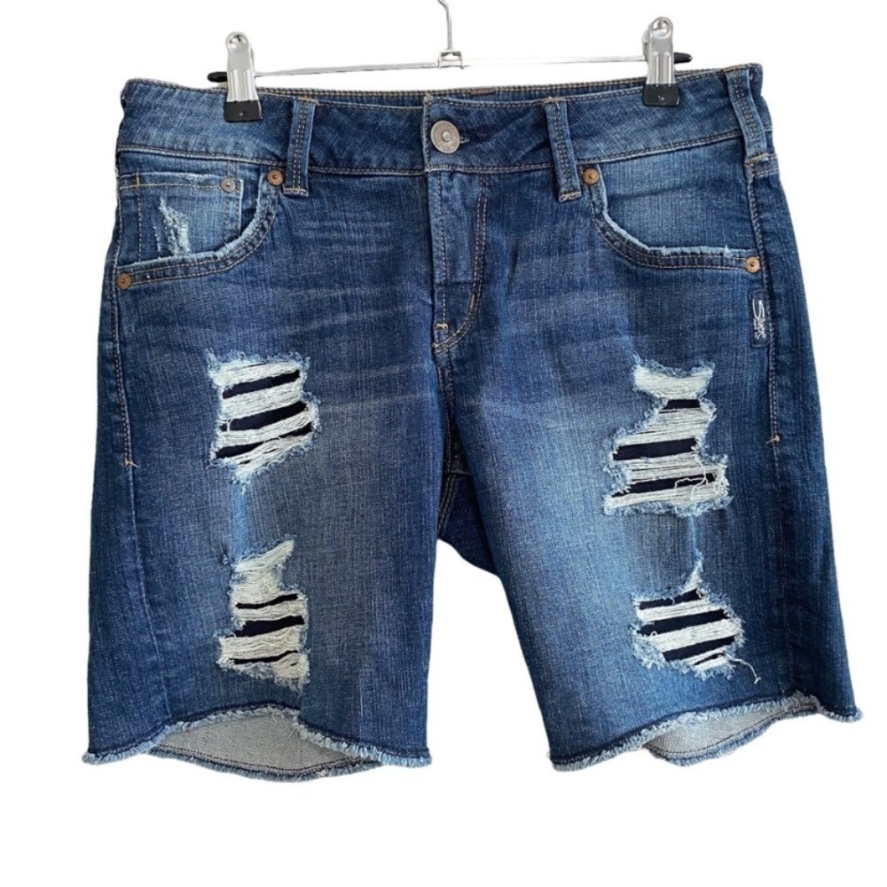 Silver - Sam Bermuda - Jean Short Size 27 (Fits an 8) China